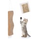 Relaxdays Cat Scratching Cardboard Wavy with Catnip Cat Toy Corrugated Cardboard for Hanging Height 5.5 x 45.5 x 12 cm Brown Relaxdays Cat Scratching Cardboard Wavy with Catnip Cat Toy Corrugated Cardboard for Hanging Height 5.5 x 45.5 x 12 cm Brown
