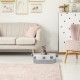 Relaxdays Cesta de algodón para Gatos Cat Bed, Cats & Small Dogs, H x D: 16.5 x 41 cm, Pompoms, Cotton, Braided Cat Basket, Grey/White Relaxdays Cesta de algodón para Gatos Cat Bed, Cats & Small Dogs, H x D: 16.5 x 41 cm, Pompoms, Cotton, Braided Cat Basket, Grey/White