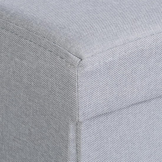 Relaxdays Foldable Cat Cave 100 kg Load Capacity Bench Lid Cushion H x W x D: 40.5 x 72 x 40.5 cm Animal Hideaway Grey Relaxdays Foldable Cat Cave 100 kg Load Capacity Bench Lid Cushion H x W x D: 40.5 x 72 x 40.5 cm Animal Hideaway Grey