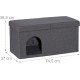 Relaxdays Foldable Cat Cave Heavy Duty Bench, Indoor Cat Furniture, Animal Hideout, H x W x D: 38.5 x 74.5 x 37 cm, Grey Relaxdays Foldable Cat Cave Heavy Duty Bench, Indoor Cat Furniture, Animal Hideout, H x W x D: 38.5 x 74.5 x 37 cm, Grey