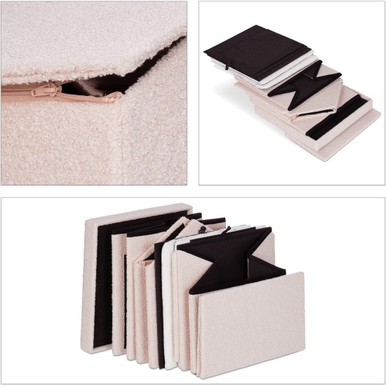 Relaxdays Foldable Cat Cave Heavy Duty Bench, Indoor Cat Furniture, Animal Hideout, H x W x D: 38.5 x 74.5 x 37 cm, Grey Relaxdays Foldable Cat Cave Heavy Duty Bench, Indoor Cat Furniture, Animal Hideout, H x W x D: 38.5 x 74.5 x 37 cm, Grey
