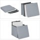 Relaxdays Foldable Cat Cave Heavy Duty Bench, Indoor Cat Furniture, Animal Hideout, H x W x D: 38.5 x 74.5 x 37 cm, Grey Relaxdays Foldable Cat Cave Heavy Duty Bench, Indoor Cat Furniture, Animal Hideout, H x W x D: 38.5 x 74.5 x 37 cm, Grey