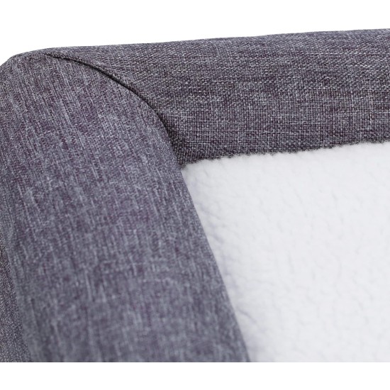 Relaxdays Foldable Cat Cave Heavy Duty Bench, Indoor Cat Furniture, Animal Hideout, H x W x D: 38.5 x 74.5 x 37 cm, Grey Relaxdays Foldable Cat Cave Heavy Duty Bench, Indoor Cat Furniture, Animal Hideout, H x W x D: 38.5 x 74.5 x 37 cm, Grey