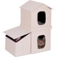 Relaxdays Foldable Cat Cave Heavy Duty Bench, Indoor Cat Furniture, Animal Hideout, HBT 38.5 x 74.5 x 37 cm, Light Brown Relaxdays Foldable Cat Cave Heavy Duty Bench, Indoor Cat Furniture, Animal Hideout, HBT 38.5 x 74.5 x 37 cm, Light Brown