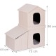 Relaxdays Foldable Cat Cave Heavy Duty Bench, Indoor Cat Furniture, Animal Hideout, HBT 38.5 x 74.5 x 37 cm, Light Brown Relaxdays Foldable Cat Cave Heavy Duty Bench, Indoor Cat Furniture, Animal Hideout, HBT 38.5 x 74.5 x 37 cm, Light Brown