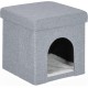 Relaxdays Foldable Cat Cave Heavy Duty Bench, Indoor Cat Furniture, Animal Hideout, HBT 38.5 x 74.5 x 37 cm, Light Brown Relaxdays Foldable Cat Cave Heavy Duty Bench, Indoor Cat Furniture, Animal Hideout, HBT 38.5 x 74.5 x 37 cm, Light Brown