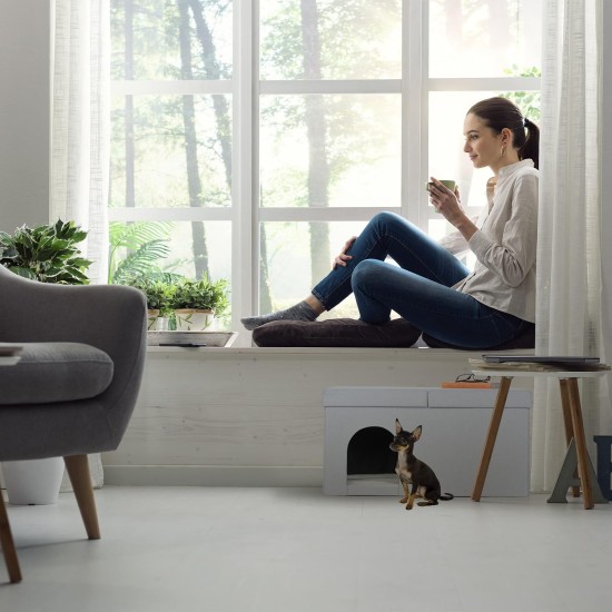 Relaxdays Foldable Cat Cave Heavy Duty Bench, Indoor Cat Furniture, Animal Hideout, HBT 38.5 x 74.5 x 37 cm, Light Brown Relaxdays Foldable Cat Cave Heavy Duty Bench, Indoor Cat Furniture, Animal Hideout, HBT 38.5 x 74.5 x 37 cm, Light Brown