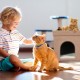 Relaxdays Foldable Cat Cave Heavy Duty Bench, Indoor Cat Furniture, Animal Hideout, HBT 38.5 x 74.5 x 37 cm, Light Brown Relaxdays Foldable Cat Cave Heavy Duty Bench, Indoor Cat Furniture, Animal Hideout, HBT 38.5 x 74.5 x 37 cm, Light Brown