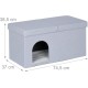 Relaxdays Foldable Cat Cave Heavy Duty Bench, Indoor Cat Furniture, Animal Hideout, HBT 38.5 x 74.5 x 37 cm, Light Brown Relaxdays Foldable Cat Cave Heavy Duty Bench, Indoor Cat Furniture, Animal Hideout, HBT 38.5 x 74.5 x 37 cm, Light Brown