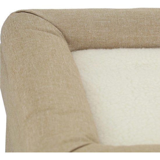 Relaxdays Foldable Cat Cave Heavy Duty Bench, Indoor Cat Furniture, Animal Hideout, HBT 38.5 x 74.5 x 37 cm, Light Brown Relaxdays Foldable Cat Cave Heavy Duty Bench, Indoor Cat Furniture, Animal Hideout, HBT 38.5 x 74.5 x 37 cm, Light Brown