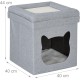 Relaxdays Foldable Cat Cave Heavy Duty Bench, Indoor Cat Furniture, Animal Hideout, HBT 38.5 x 74.5 x 37 cm, Light Brown Relaxdays Foldable Cat Cave Heavy Duty Bench, Indoor Cat Furniture, Animal Hideout, HBT 38.5 x 74.5 x 37 cm, Light Brown