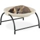 Relaxdays Standing Cat Hammock Raised Cat Hammock Plush HBT 25 x 45 x 42 cm Steel Beige / Black Relaxdays Standing Cat Hammock Raised Cat Hammock Plush HBT 25 x 45 x 42 cm Steel Beige / Black