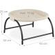 Relaxdays Standing Cat Hammock Raised Cat Hammock Plush HBT 25 x 45 x 42 cm Steel Beige / Black Relaxdays Standing Cat Hammock Raised Cat Hammock Plush HBT 25 x 45 x 42 cm Steel Beige / Black