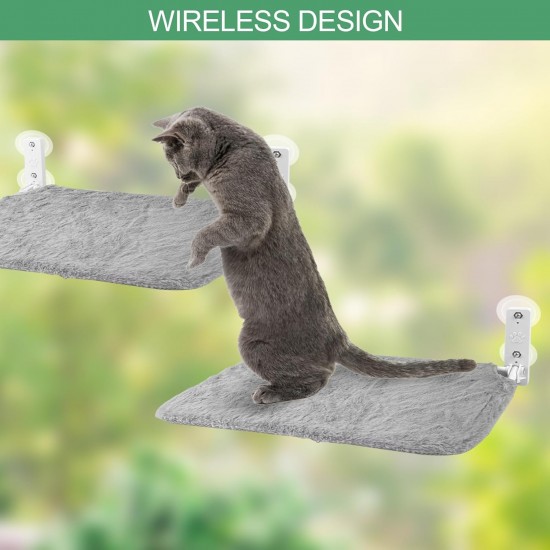 Riloventa Cat Hammock, Cat Hammock, Cat Lounger Window, Cat Bed Windowsill, Window Sill Cushion, Cat Window Sill Lounger, Hammock Seat Window Pane, Grey Riloventa Cat Hammock, Cat Hammock, Cat Lounger Window, Cat Bed Windowsill, Window Sill Cushion, Cat Window Sill Lounger, Hammock Seat Window Pane, Grey