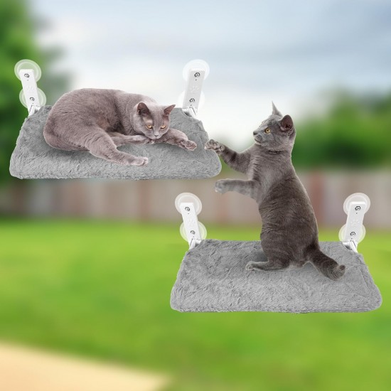 Riloventa Cat Hammock, Cat Hammock, Cat Lounger Window, Cat Bed Windowsill, Window Sill Cushion, Cat Window Sill Lounger, Hammock Seat Window Pane, Grey Riloventa Cat Hammock, Cat Hammock, Cat Lounger Window, Cat Bed Windowsill, Window Sill Cushion, Cat Window Sill Lounger, Hammock Seat Window Pane, Grey