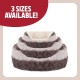 Rosewood 40 Winks Snuggle Plush Pet Bed, 15-inch, Grey/Cream Rosewood 40 Winks Snuggle Plush Pet Bed, 15-inch, Grey/Cream