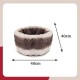 Rosewood 40 Winks Snuggle Plush Pet Bed, 20-inch, Grey/Cream Rosewood 40 Winks Snuggle Plush Pet Bed, 20-inch, Grey/Cream