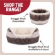 Rosewood 40 Winks Snuggle Plush Pet Bed, 20-inch, Grey/Cream Rosewood 40 Winks Snuggle Plush Pet Bed, 20-inch, Grey/Cream