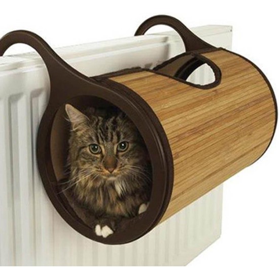 Rosewood Bamboo Cat Radiator Bed Rosewood Bamboo Cat Radiator Bed
