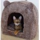 Rosewood Teddy Bear Cat Bed, 38 x 38 cm, Grey Rosewood Teddy Bear Cat Bed, 38 x 38 cm, Grey