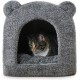 Rosewood Teddy Bear Cat Bed, 38 x 38 cm, Grey Rosewood Teddy Bear Cat Bed, 38 x 38 cm, Grey