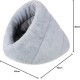 Rosewood Wrap Hideaway Fur Cat Bed Cosy Cat Bed Blue Rosewood Wrap Hideaway Fur Cat Bed Cosy Cat Bed Blue