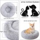 Round Cat Bed, 60 cm Cat Bed, Fluffy Pet Bed, Washable Dog Bed, Soft Plush Cat Basket for Medium, Large Dogs and Cats (Light Grey) Round Cat Bed, 60 cm Cat Bed, Fluffy Pet Bed, Washable Dog Bed, Soft Plush Cat Basket for Medium, Large Dogs and Cats (Light Grey)