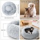 Round Cat Bed, 60 cm Cat Bed, Fluffy Pet Bed, Washable Dog Bed, Soft Plush Cat Basket for Medium, Large Dogs and Cats (Light Grey) Round Cat Bed, 60 cm Cat Bed, Fluffy Pet Bed, Washable Dog Bed, Soft Plush Cat Basket for Medium, Large Dogs and Cats (Light Grey)