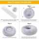 Round Cat Bed, 60 cm Cat Bed, Fluffy Pet Bed, Washable Dog Bed, Soft Plush Cat Basket for Medium, Large Dogs and Cats (Light Grey) Round Cat Bed, 60 cm Cat Bed, Fluffy Pet Bed, Washable Dog Bed, Soft Plush Cat Basket for Medium, Large Dogs and Cats (Light Grey)