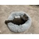 Round Cat Bed, 60 cm Cat Bed, Fluffy Pet Bed, Washable Dog Bed, Soft Plush Cat Basket for Medium, Large Dogs and Cats (Light Grey) Round Cat Bed, 60 cm Cat Bed, Fluffy Pet Bed, Washable Dog Bed, Soft Plush Cat Basket for Medium, Large Dogs and Cats (Light Grey)