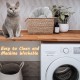 Round Cat Bed, 60 cm Cat Bed, Fluffy Pet Bed, Washable Dog Bed, Soft Plush Cat Basket for Medium, Large Dogs and Cats (Light Grey) Round Cat Bed, 60 cm Cat Bed, Fluffy Pet Bed, Washable Dog Bed, Soft Plush Cat Basket for Medium, Large Dogs and Cats (Light Grey)