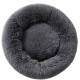 Round Plush Dog Bed, Warm Kitten Nest with Non-Slip Bottom for Indoor Use (L) Round Plush Dog Bed, Warm Kitten Nest with Non-Slip Bottom for Indoor Use (L)