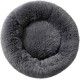 Round Plush Dog Bed, Warm Kitten Nest with Non-Slip Bottom for Indoor Use (L) Round Plush Dog Bed, Warm Kitten Nest with Non-Slip Bottom for Indoor Use (L)