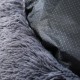 Round Plush Dog Bed, Warm Kitten Nest with Non-Slip Bottom for Indoor Use (L) Round Plush Dog Bed, Warm Kitten Nest with Non-Slip Bottom for Indoor Use (L)