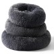Round Plush Dog Bed, Warm Kitten Nest with Non-Slip Bottom for Indoor Use (L) Round Plush Dog Bed, Warm Kitten Nest with Non-Slip Bottom for Indoor Use (L)