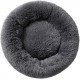Round Plush Dog Bed, Warm Kitten Nest with Non-Slip Bottom for Indoor Use (L) Round Plush Dog Bed, Warm Kitten Nest with Non-Slip Bottom for Indoor Use (L)
