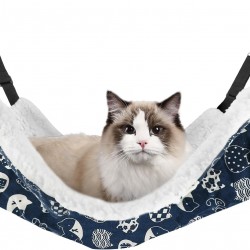 SAN LIKE Pet Hammock, Hammock Cage Cat with Adjustable Straps, Cat Hammock, Soft Under Chair Table Hammocks for Cats, Dogs, Rabbits SAN LIKE Pet Hammock, Hammock Cage Cat with Adjustable Straps, Cat Hammock, Soft Under Chair Table Hammocks for Cats, Dogs, Rabbits