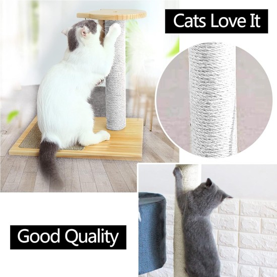 SANNIX 6 mm 30 m Sisal Rope, Natural Sisal Rope, Sisal Rope for Scratching Post, Cat Accessories, DIY, Sisal Scratching Post Replacement for Cats, Household SANNIX 6 mm 30 m Sisal Rope, Natural Sisal Rope, Sisal Rope for Scratching Post, Cat Accessories, DIY, Sisal Scratching Post Replacement for Cats, Household