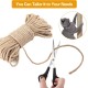 SANNIX 6 mm 30 m Sisal Rope, Natural Sisal Rope, Sisal Rope for Scratching Post, Cat Accessories, DIY, Sisal Scratching Post Replacement for Cats, Household SANNIX 6 mm 30 m Sisal Rope, Natural Sisal Rope, Sisal Rope for Scratching Post, Cat Accessories, DIY, Sisal Scratching Post Replacement for Cats, Household