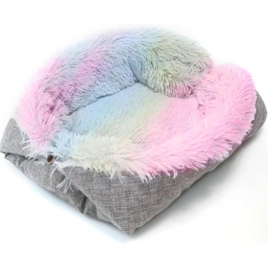 SHUAIGUO Cat Bed, Pet Bed, Washable Cat Blanket, Pet Blanket, 2-Inch Cat Blankets for Small Dogs and Cats, Warming, Comfortable, Fluffy Mat, Cat Bed, Cat Blanket (Colourful) SHUAIGUO Cat Bed, Pet Bed, Washable Cat Blanket, Pet Blanket, 2-Inch Cat Blankets for Small Dogs and Cats, Warming, Comfortable, Fluffy Mat, Cat Bed, Cat Blanket (Colourful)