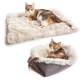 SHUAIGUO Cat Bed, Pet Bed, Washable Cat Blanket, Pet Blanket, 2-Inch Cat Blankets for Small Dogs and Cats, Warming, Comfortable, Fluffy Mat, Cat Bed, Cat Blanket (Colourful) SHUAIGUO Cat Bed, Pet Bed, Washable Cat Blanket, Pet Blanket, 2-Inch Cat Blankets for Small Dogs and Cats, Warming, Comfortable, Fluffy Mat, Cat Bed, Cat Blanket (Colourful)