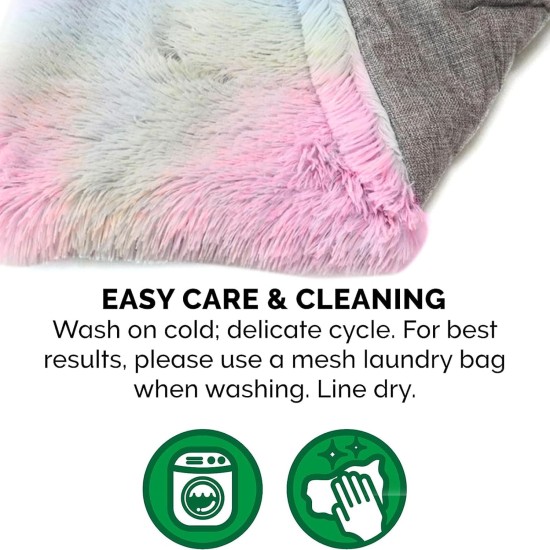 SHUAIGUO Cat Bed, Pet Bed, Washable Cat Blanket, Pet Blanket, 2-Inch Cat Blankets for Small Dogs and Cats, Warming, Comfortable, Fluffy Mat, Cat Bed, Cat Blanket (Colourful) SHUAIGUO Cat Bed, Pet Bed, Washable Cat Blanket, Pet Blanket, 2-Inch Cat Blankets for Small Dogs and Cats, Warming, Comfortable, Fluffy Mat, Cat Bed, Cat Blanket (Colourful)