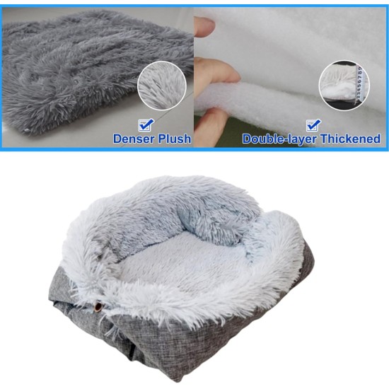 SHUAIGUO Cat Bed, Pet Bed, Washable Cat Blanket, Pet Blanket, 2-Inch Cat Blankets for Small Dogs and Cats, Warming, Comfortable, Fluffy Mat, Cat Bed, Cat Blanket (Colourful) SHUAIGUO Cat Bed, Pet Bed, Washable Cat Blanket, Pet Blanket, 2-Inch Cat Blankets for Small Dogs and Cats, Warming, Comfortable, Fluffy Mat, Cat Bed, Cat Blanket (Colourful)