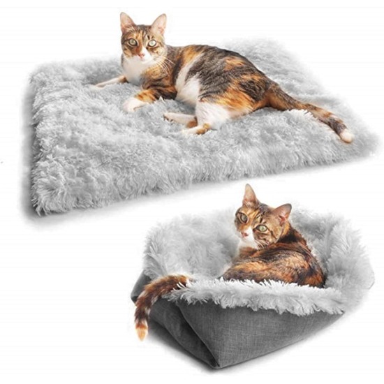SHUAIGUO Cat Bed, Pet Bed, Washable Cat Blanket, Pet Blanket, 2-Inch Cat Blankets for Small Dogs and Cats, Warming, Comfortable, Fluffy Mat, Cat Bed, Cat Blanket (Colourful) SHUAIGUO Cat Bed, Pet Bed, Washable Cat Blanket, Pet Blanket, 2-Inch Cat Blankets for Small Dogs and Cats, Warming, Comfortable, Fluffy Mat, Cat Bed, Cat Blanket (Colourful)