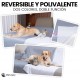 SILLY LEGACY Waterproof Bed Protector Pad (Extra Large, 100" x 96", Grey) - Soft, Thin Reversible Blanket for Pets Incontinence, Urine, Dirt, Pet Hair, Saliva SILLY LEGACY Waterproof Bed Protector Pad (Extra Large, 100" x 96", Grey) - Soft, Thin Reversible Blanket for Pets Incontinence, Urine, Dirt, Pet Hair, Saliva