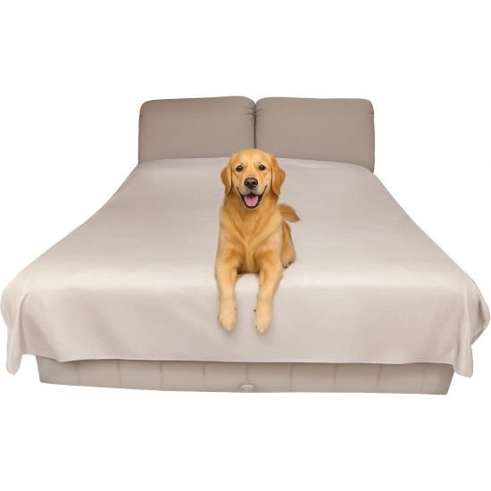 SILLY LEGACY Waterproof Bed Protector Pad (Extra Large, 100" x 96", Grey) - Soft, Thin Reversible Blanket for Pets Incontinence, Urine, Dirt, Pet Hair, Saliva SILLY LEGACY Waterproof Bed Protector Pad (Extra Large, 100" x 96", Grey) - Soft, Thin Reversible Blanket for Pets Incontinence, Urine, Dirt, Pet Hair, Saliva