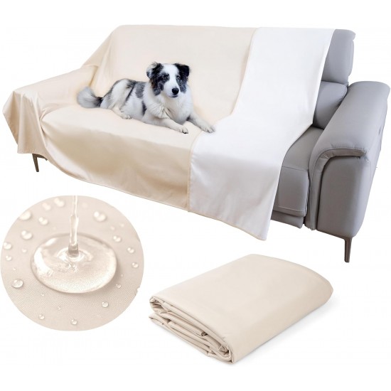 SILLY LEGACY Waterproof Bed Protector Pad (Extra Large, 100" x 96", Grey) - Soft, Thin Reversible Blanket for Pets Incontinence, Urine, Dirt, Pet Hair, Saliva SILLY LEGACY Waterproof Bed Protector Pad (Extra Large, 100" x 96", Grey) - Soft, Thin Reversible Blanket for Pets Incontinence, Urine, Dirt, Pet Hair, Saliva