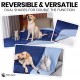 SILLY LEGACY Waterproof Bed Protector Pad (Extra Large, 100" x 96", Grey) - Soft, Thin Reversible Blanket for Pets Incontinence, Urine, Dirt, Pet Hair, Saliva SILLY LEGACY Waterproof Bed Protector Pad (Extra Large, 100" x 96", Grey) - Soft, Thin Reversible Blanket for Pets Incontinence, Urine, Dirt, Pet Hair, Saliva