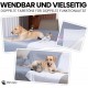 SILLY LEGACY Waterproof Bed Protector Pad (Extra Large, 100" x 96", Grey) - Soft, Thin Reversible Blanket for Pets Incontinence, Urine, Dirt, Pet Hair, Saliva SILLY LEGACY Waterproof Bed Protector Pad (Extra Large, 100" x 96", Grey) - Soft, Thin Reversible Blanket for Pets Incontinence, Urine, Dirt, Pet Hair, Saliva