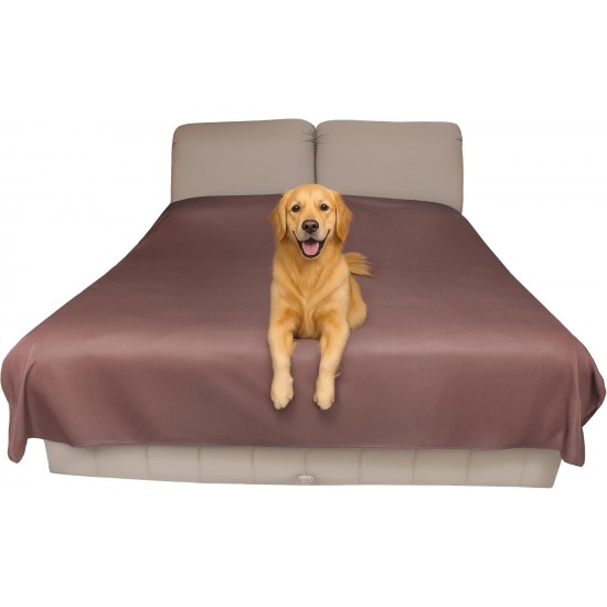 SILLY LEGACY Waterproof Bed Protector Pad (Extra Large, 100" x 96", Grey) - Soft, Thin Reversible Blanket for Pets Incontinence, Urine, Dirt, Pet Hair, Saliva SILLY LEGACY Waterproof Bed Protector Pad (Extra Large, 100" x 96", Grey) - Soft, Thin Reversible Blanket for Pets Incontinence, Urine, Dirt, Pet Hair, Saliva